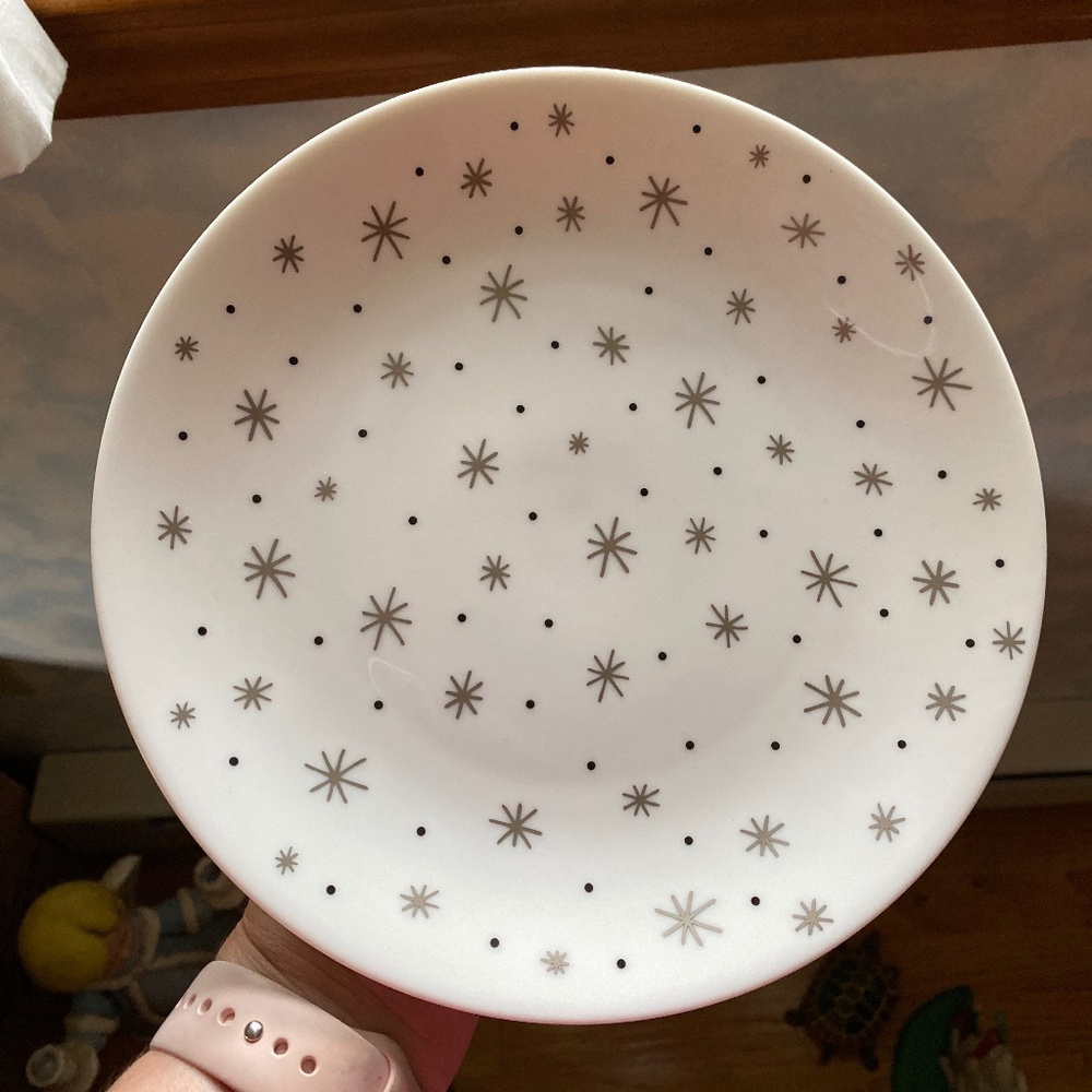 COPY - Set of 6 Star/snowflake Plates